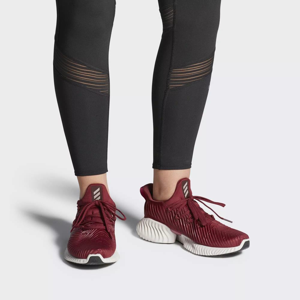 Adidas Alphabounce Instinct Deportivos Rojos Para Mujer (MX-68179)